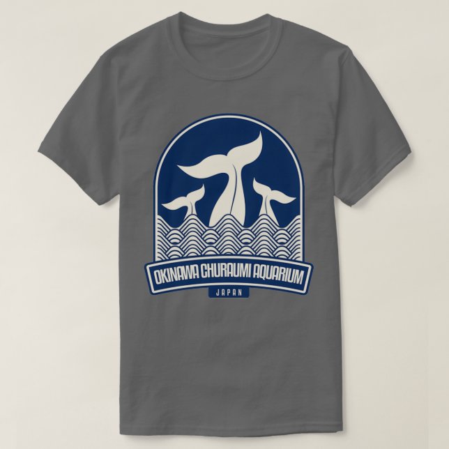 T-shirt Okinawa Churaumi Aquarium Japon (Design devant)