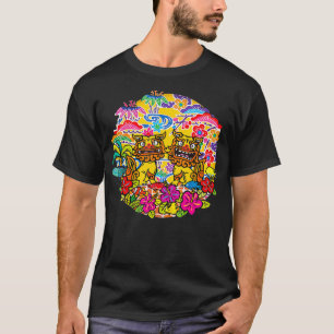 T-shirt Okinawa Japon Shisa Chien I Love Miss Okinawa I Wa