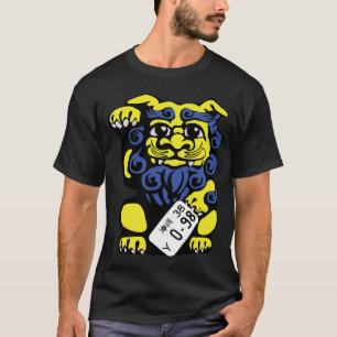 T-shirt Okinawa Japon Uchina Kawaii Shiisa Ryukyu Shi 沖