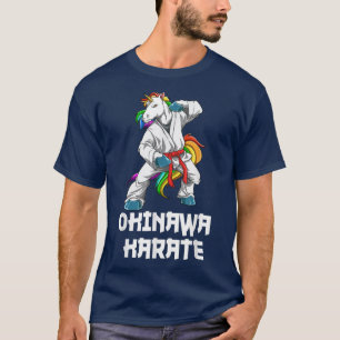 T-shirt Okinawa Karate Unicorne Karate Japonais Martial Ar