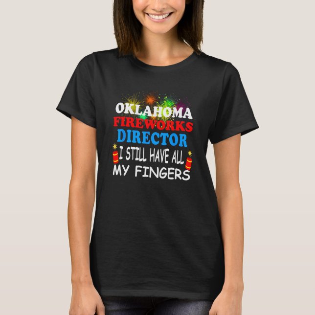 T-shirt Oklahoma Fireworks Director (Devant)