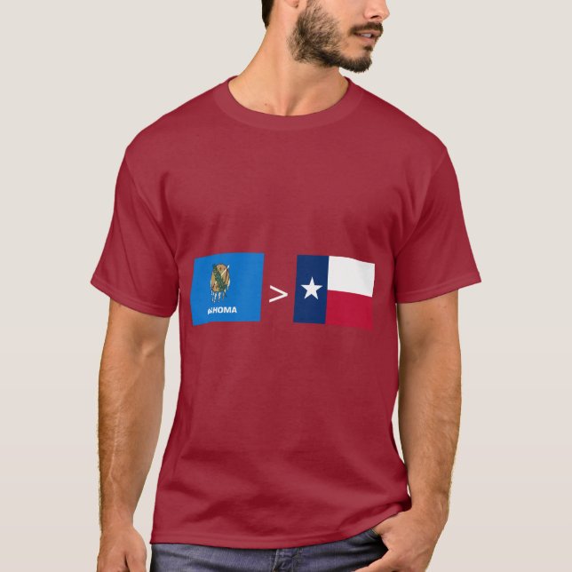 T-SHIRT OKLAHOMA > TEXAS (Devant)