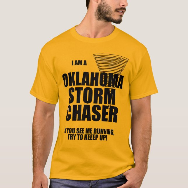 T-shirt Oklahoma Tornado Storm Chaser (Devant)