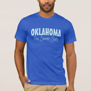 T-shirt OKLAHOMA vêtements de texte personnalisés