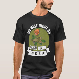 T-shirt Okra Vegetable Marshmallow Vegan Vegetarian