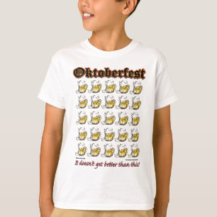 T-shirt Oktoberfest - Boire de la bière il n'obtient aucun