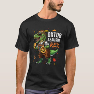 T-shirt Oktoberfest Dinosaur T-Rex Lederhosen Bavarian Cos