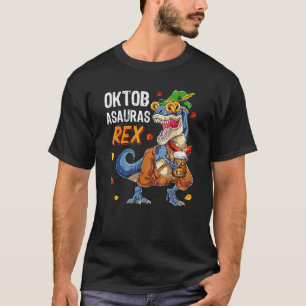 T-shirt Oktoberfest T Rex Dinosaur Lederhosen Bavarian Cos