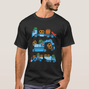 T-shirt Oktoberfest Véhicules de construction Costume alle