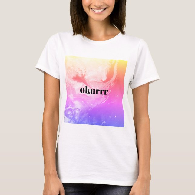 T-shirt okurr conception kardashian plaisir! citer (Devant)