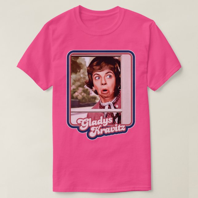 T-shirt Ol Nosy Mme Gladys Kravitz (Design devant)