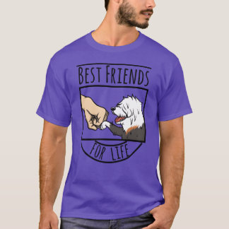 T-shirt Old English Sheepdog Meilleur Amis pour la famille