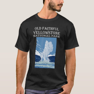 T-shirt Old Faithier Geyser Yellowstone National Park Wyom