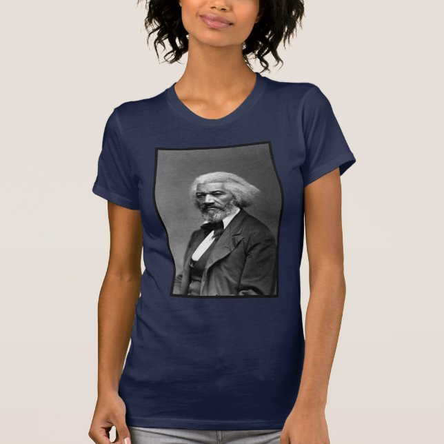 T-shirt Old Fr3d3rick Bailey Douglas African American Hero (Devant)