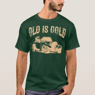 T-shirt Old Is Gold Vintage Auto Oldtimer Classic