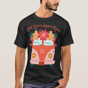 T-shirt Old Lovers Hippie Music Hippy Camping bière brasse