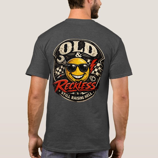 T-shirt Old Man Biker Tee (Dos)