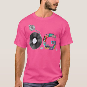 T-shirt Old School Og Hip hop Head - Vinyl Cds Tapes