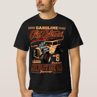 T-shirt Old School Rockabilly Hot Rod
