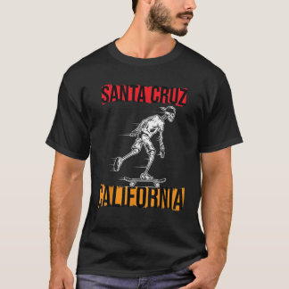 T-shirt Old School Skater Père Noël Cruz Californie