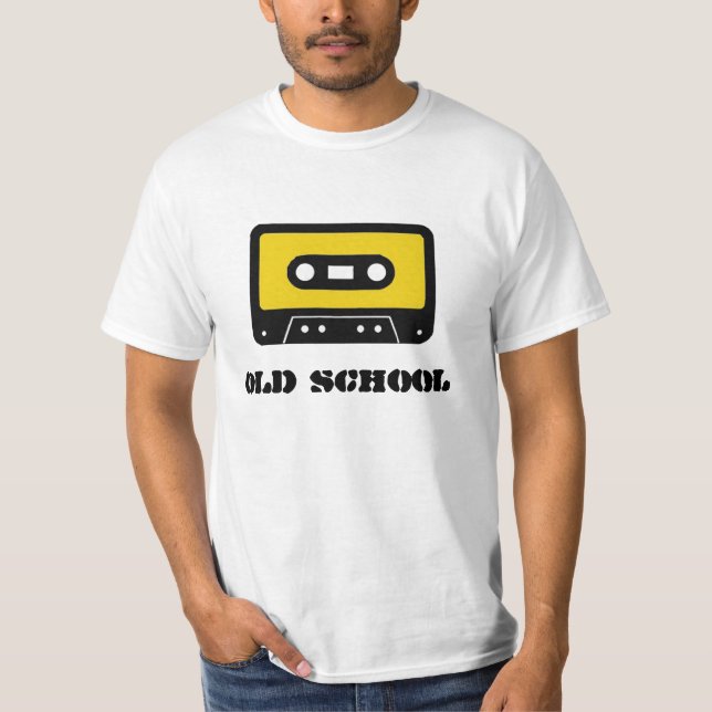 T-shirt OLD SCHOOL tape (Devant)