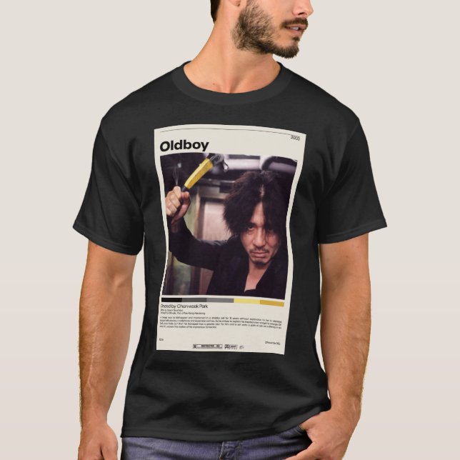 T-shirt Oldboy Chan-wook Park, Movie Poster, V (Devant)