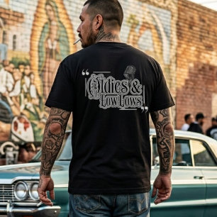 T-shirt Oldies et Low Lows dos frappé