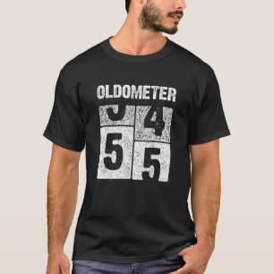 T-shirt Oldomètre 55 Ans 55E Anniversaire Cadeau Né En 196