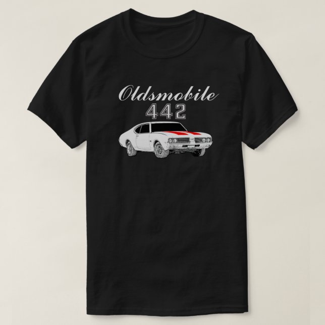 T-SHIRT OLDSMOBILE 442 (Design devant)