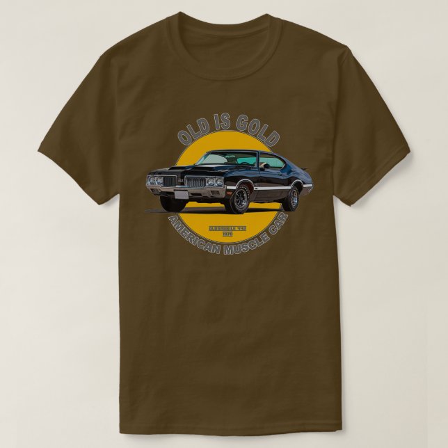 T-shirt Oldsmobile 442 American Muscle Car 60s les années  (Design devant)