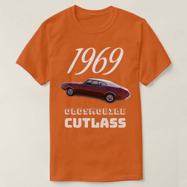 T-shirt Oldsmobile Cutlass 1969 (Design devant)