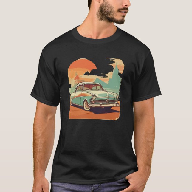 T-shirt oldtimer vintage (Devant)