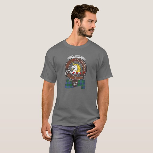 T-shirt Oliphant Clan Badge Adulte (Devant entier)