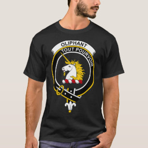 T-shirt Oliphant Crest Tartan Clan écossais
