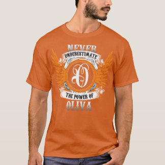 T-shirt Oliva Nom Chemise Ne Sous-Estime Jamais Le Pouvoir