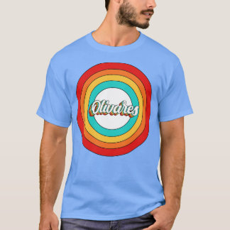 T-shirt Olivares Nom Chemise Vintage Olivares Cercle