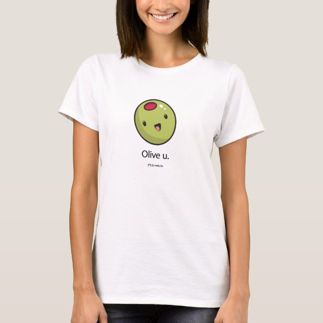 T-shirt olive (Devant)