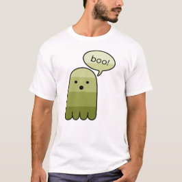 T-shirt Olive Green Boom Ghost Halloween