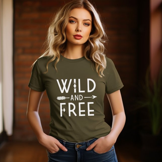 T-shirt Olive Green Wild et gratuit (Créateur téléchargé)
