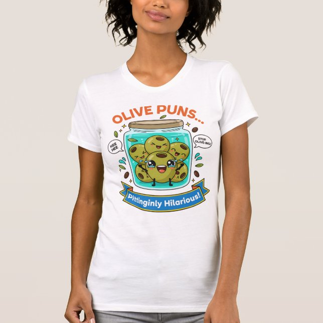 T-shirt Olive You – Des jeux de mots qui collent (Devant)