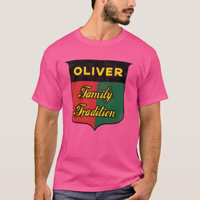 T-shirt Oliver Familyradition retro (Devant)