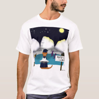 T-shirt Oliver La Loutre Patine sur la Rivière