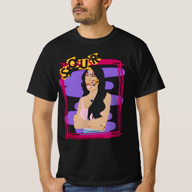T-shirt olivia rodrigo - acide (Devant)