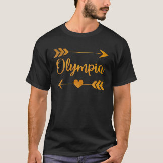 T-shirt OLYMPIA WA WASHINGTON Funny City Accueil Racines U