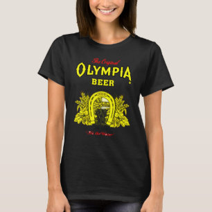 T-shirt Olympias Bière Imprimée Rétro Essentiel Pour Homme