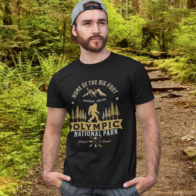 T-shirt Olympic National Park Home of the Big Foot (Créateur téléchargé)