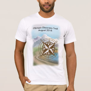 T-shirt olympique de tour de traînée de découverte