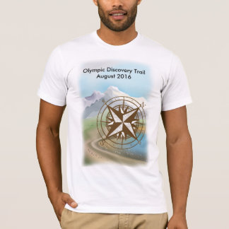 T-shirt olympique de tour de traînée de découverte