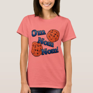 T-shirt Om Nom Nom, Mème Love Cookies