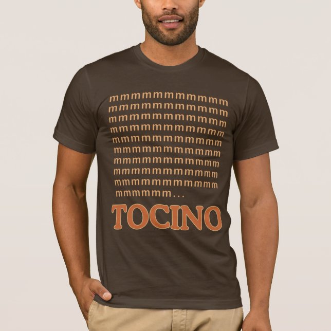 T-shirt OM NOM NOM Mmm... TOCINO (Devant)